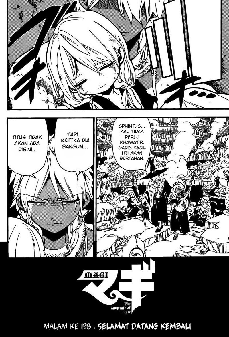 Magi – Labyrinth of Magic Chapter 198 Gambar 3